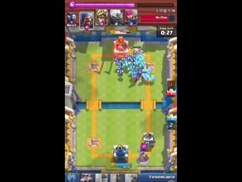 Clash Royale - Brutal Attack Three Musketeers + Minion Horde + Clone