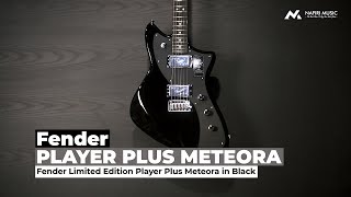 Video thumbnail for Fender Limited Edition Player Plus Meteora in Black by Nafiri Music Jakarta