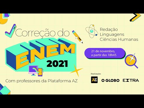 Enem 2021 | Correção e análise de Redação, Linguagens e Ciências Humanas