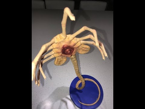 Prusa I3 Mk3 Alien Movie Face Hugger 18" Tall 4K Time Lapse