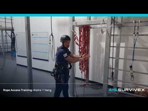 Rope Access Training: How To Complete an Alpine Y Hang