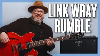 Link Wray Rumble Guitar Lesson + Tutorial