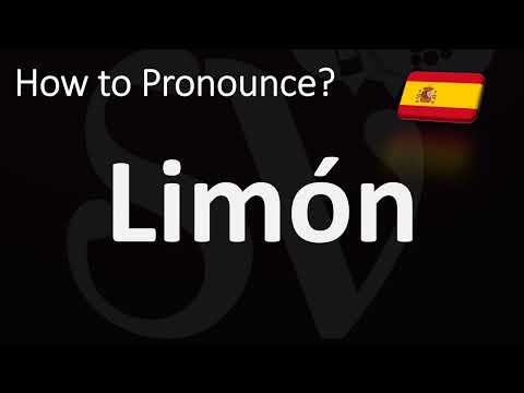 How to Pronounce Lemon (Limón) in Spanish