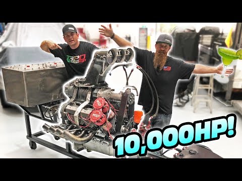 10,000 Horsepower BLENDER - Top Fuel Powered! Video