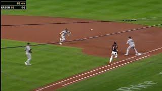 Orioles crazy sequence of plays!!! vs. Yankees