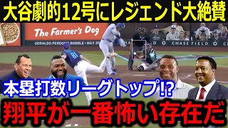 大谷の劇的12号3ランにレジェンド大絶賛！「翔平は野球界で最も恐れられる存在だ」土壇場での勝負強さが話題に【海外の反応/大谷翔平/MLB/ドジャース】