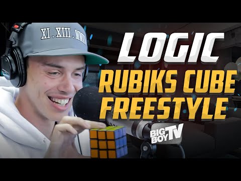 Rapper Logic Solves a Rubiks Cube During Freestyle! | BigBoyTV