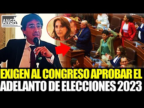 GOBIERNOS REGIONALES EXIGEN AL CONGRESO APROBAR EL ADELANTO DE ELECCIONES