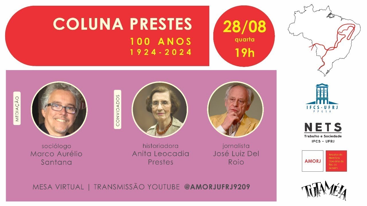 Coluna Prestes: 100 anos | Anita Leocadia Prestes e José Luiz Del Roio