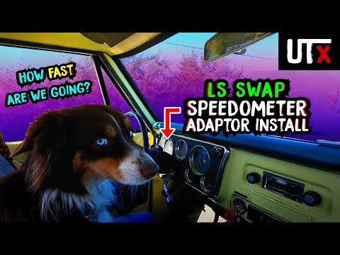 HOW FAST?? - Installing A SPEEDOMETER ADAPTOR On Our LS SWAPPED 1970 Chevy C10 - UTX