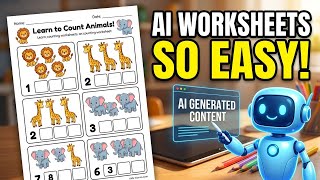 Free AI Made These Kids Worksheets in Minutes | No Design Skills