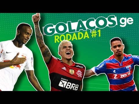 TOP GOLS DA #1 RODADA DO BRASILEIRÃO 2021 | ge.globo