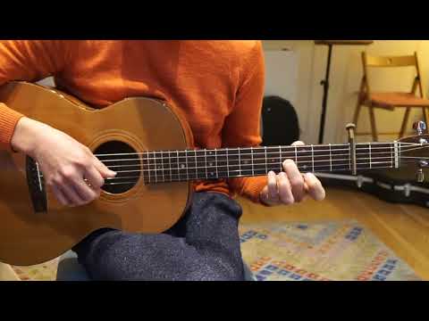 How to play Comb My Hair - Kings of Convenience - Guitar Tutorial (Steel String/Erlend's Part)