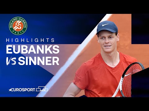 Christopher Eubanks vs Jannik Sinner | Round 1 | French Open 2024 Highlights 🇫🇷