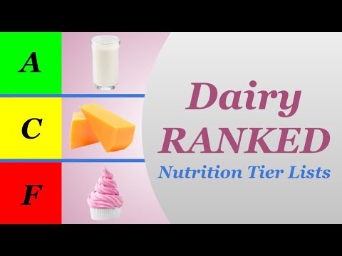 Nutrition Tier Lists: Dairy