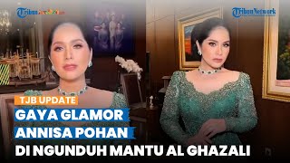 Pakai Kalung Berlian Rp 688 Juta, Gaya Glamor Annisa Pohan di Acara Ngunduh Mantu Al Ghazali Disorot