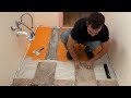 How to tile a bathroom floor