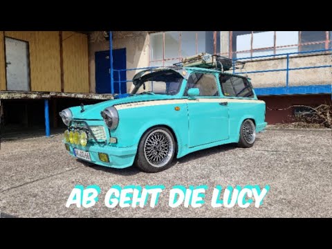 #011 Ab geht die Lucy / Update vom Roten / #trabant #tuning #newwheels #retro #sportauspuff
