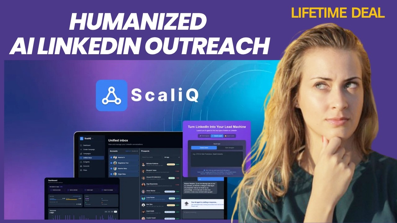 ScaliQ Lifetime Deal I Turn LinkedIn Outreach into Meetings