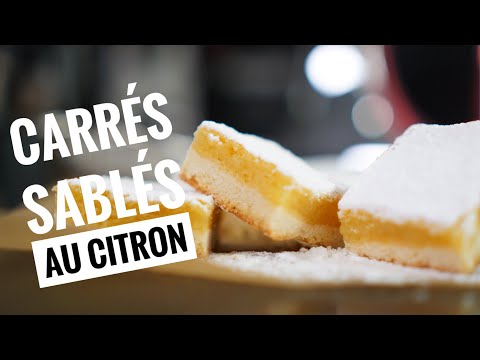 Carrés au citron