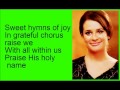 Glee O Holy Night with lyrics 