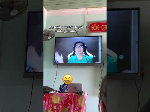 Cách kết thúc thuyết trình ngầu nhất 😄😄😄 #shorts #vuive #hocsinh #giaitri #study