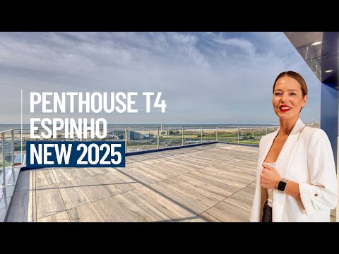 Exclusive 4 Bedroom Penthouse with Panoramic Terrace and Ocean View | Espinho