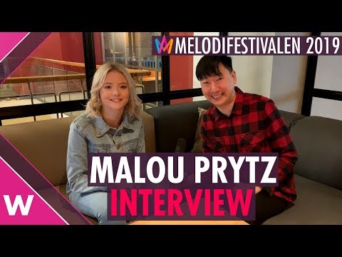 Malou Prytz "I Do Me" Interview  | Melodifestivalen 2019 final Stockholm