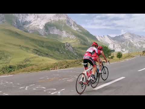 Cycling col d'Aubisque from Soulor