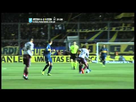 Hermoso caño de Lodeiro. Lanús 0 - Boca 2. Semifinales. Copa Argentina 2015. FPT,
