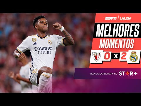 Gols e lances de Athletic Bilbao x Real Madrid