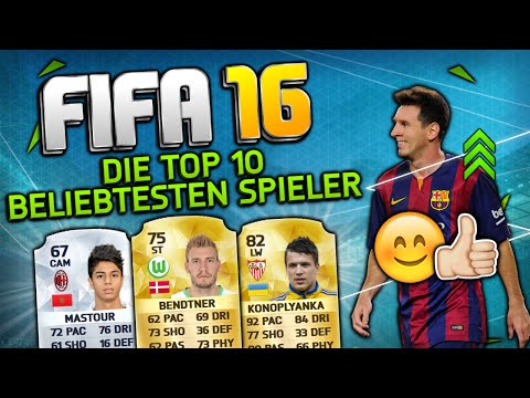 TOP 10 BELIEBTESTE SPIELER in FIFA 16