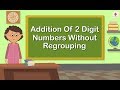 Addition Of 2 Digit Numbers Without Regrouping (Without Carrying) | Mathematics Grade 1 | Periwinkle