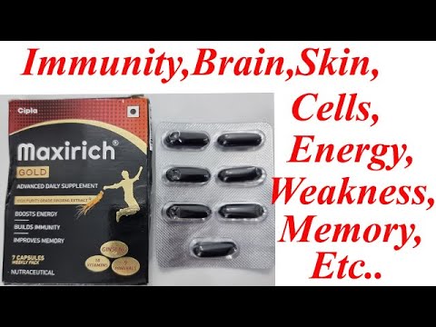 Maxirich gold  softgels capsules