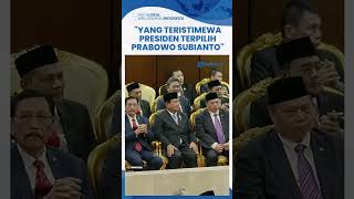 Ketua MPR Sapa Prabowo dengan Sebutan Teristimewa dalam Sidang Tahunan, Dibalas Riuh Tepuk Tangan