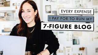Every Expense I Pay For My 7-Figure Blog 🤫 | Blogging Expenses 2023