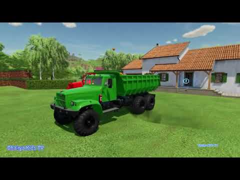 Learn to Load and Transport Balls with Wheel Loader Farming | Dhairya Kids TV | FARMING SIMULATION