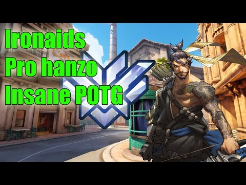Ironaids Pro Hanzo Gameplay POTG - Top 500 Overwatch Season 20
