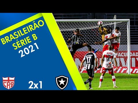 Melhores momentos CRB 2x1 Botafogo Série B 2021 10ª Rodada
