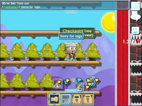 Growtopia Harvesting 270 Checkpoint trees