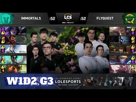 Immortals vs FlyQuest | Week 1 Day 2 S10 LCS Summer 2020 | IMT vs FLY W1D2