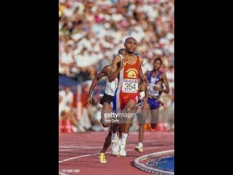 Mark Everett vs Johnny Gray 800m 1:44.01 (SB) in Oslo in early July 1991.
