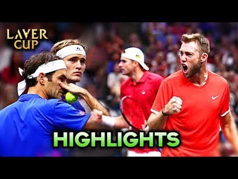 Federer/Zverev vs Isner/Sock ● Laver Cup 2018 (HD) Highlights ###132