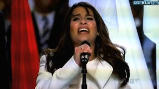 Lea Michele From GLEE Singing America The Beautiful At Superbowl Xlv !!!!