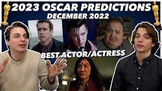 2023 Oscar Predictions - Best Actor & Actress | December