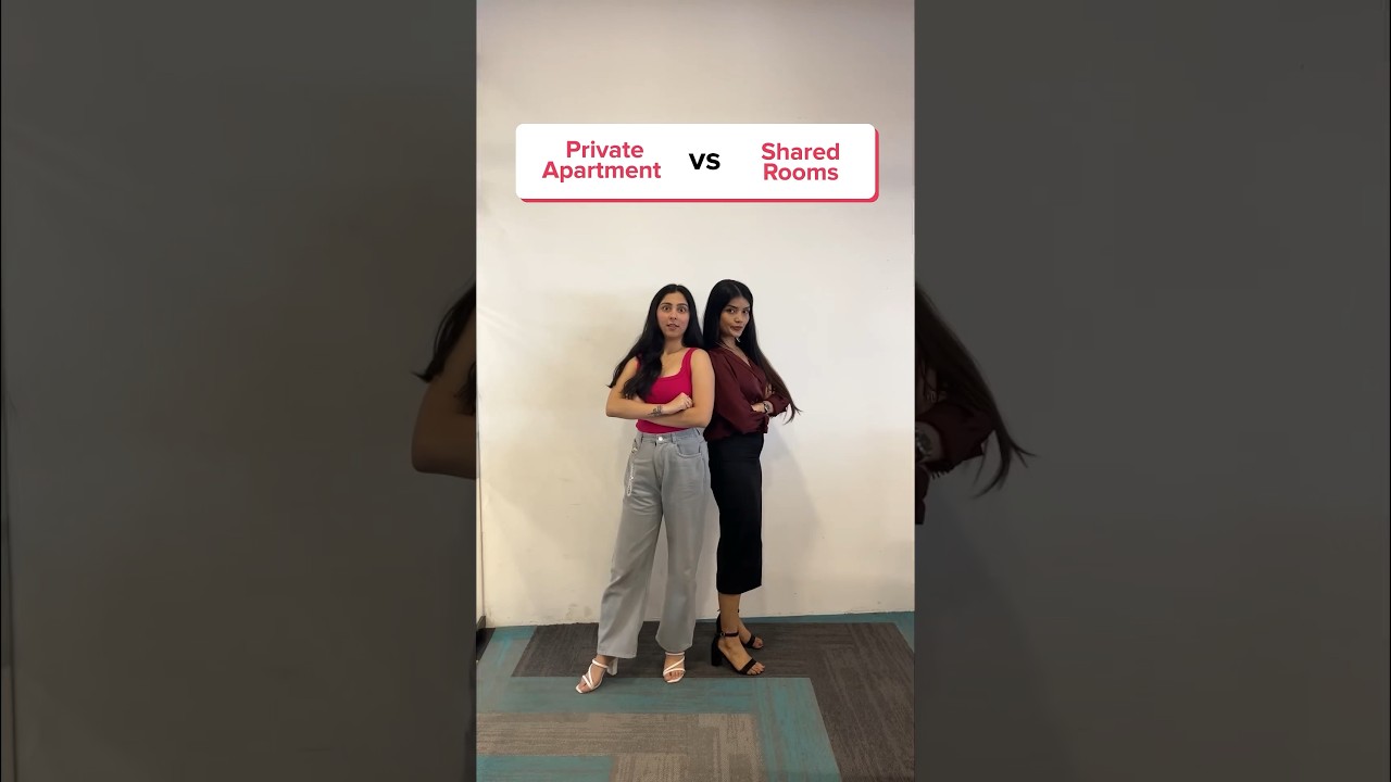 Private Apartment vs Shared rooms: Which one to choose? #shorts #studentaccommodation #students #uk