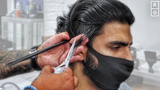 HAIRCUT WHEN GROWING YOUR HAIR OUT | LONG MEN&#39;S HAIR 2020 | Transformation Series #8