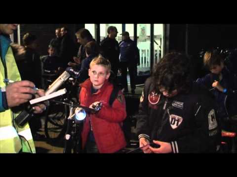 Fietsverlichtingsactie Bladella