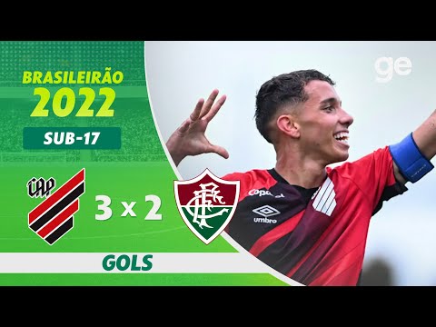 ATHLETICO-PR 3 X 2 FLUMINENSE | GOLS | QUARTAS DE FINAL BRASILEIRÃO SUB-17 | ge.globo