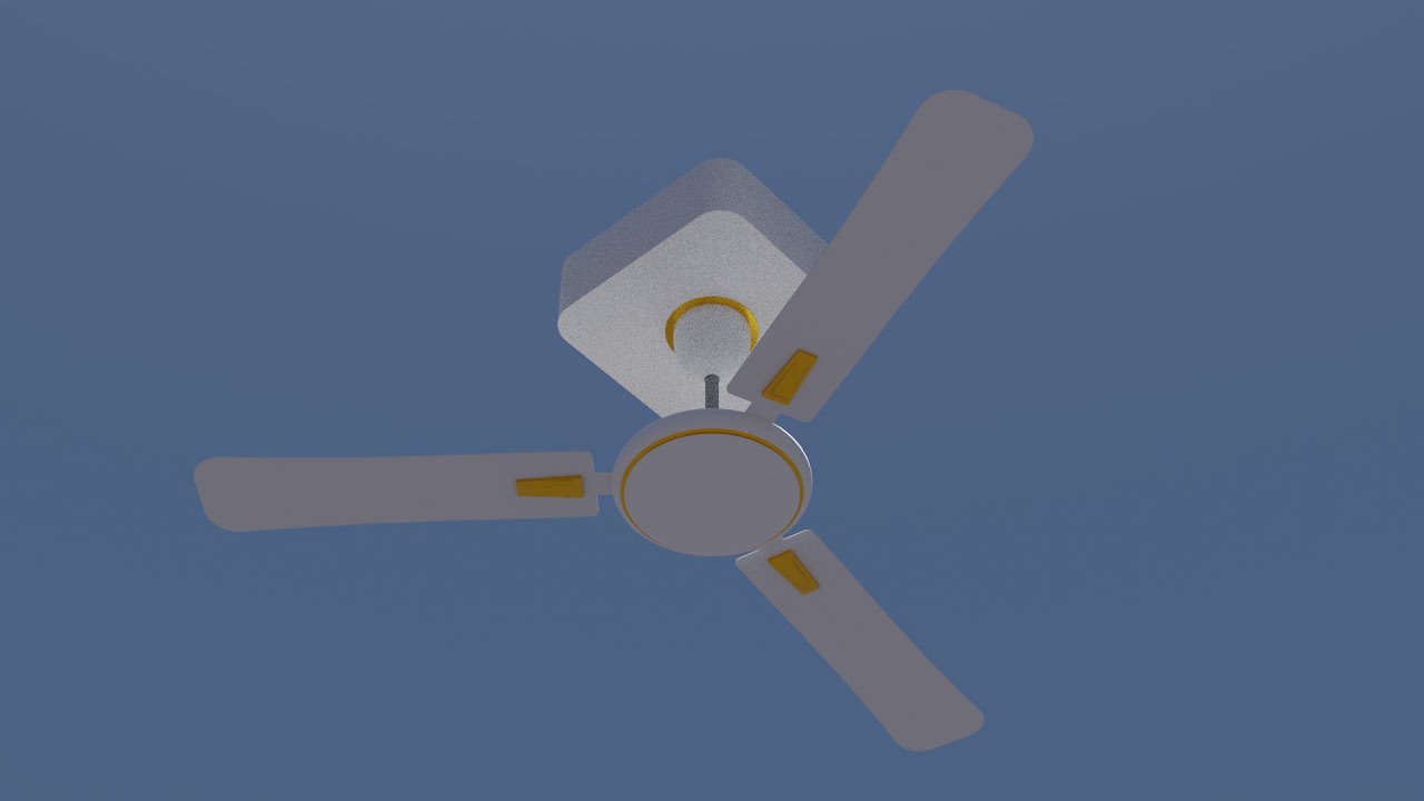 Ceiling fan High Resolution Game Ready Asset 3D Model